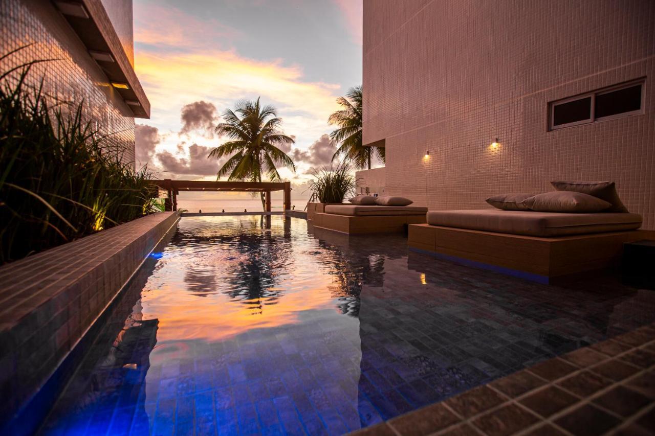 Apartamento Com Jacuzzi Na Beira Mar De Joao Pessoa No Branco Haus Exterior foto