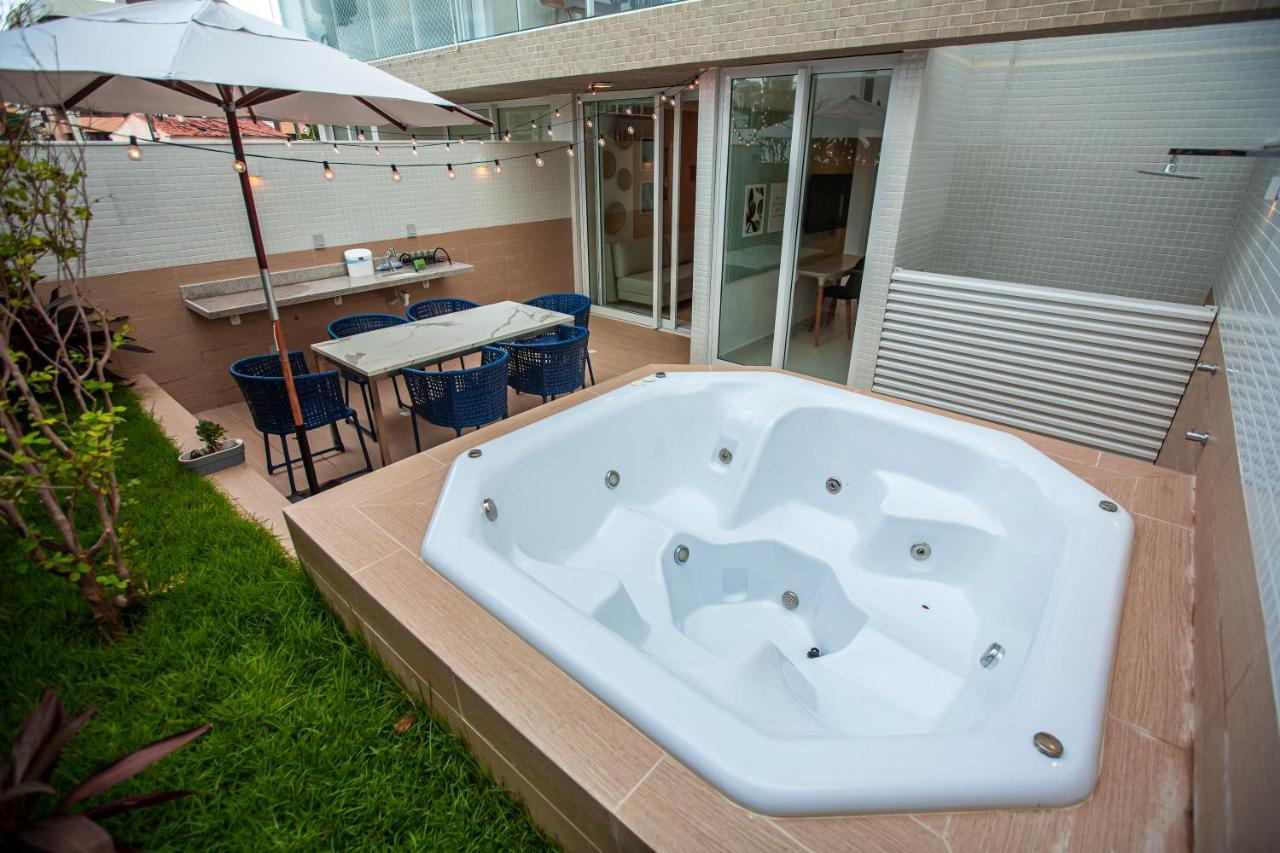 Apartamento Com Jacuzzi Na Beira Mar De Joao Pessoa No Branco Haus Exterior foto