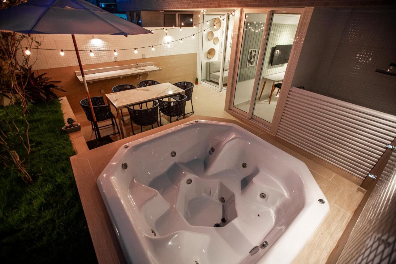 Apartamento Com Jacuzzi Na Beira Mar De Joao Pessoa No Branco Haus Exterior foto